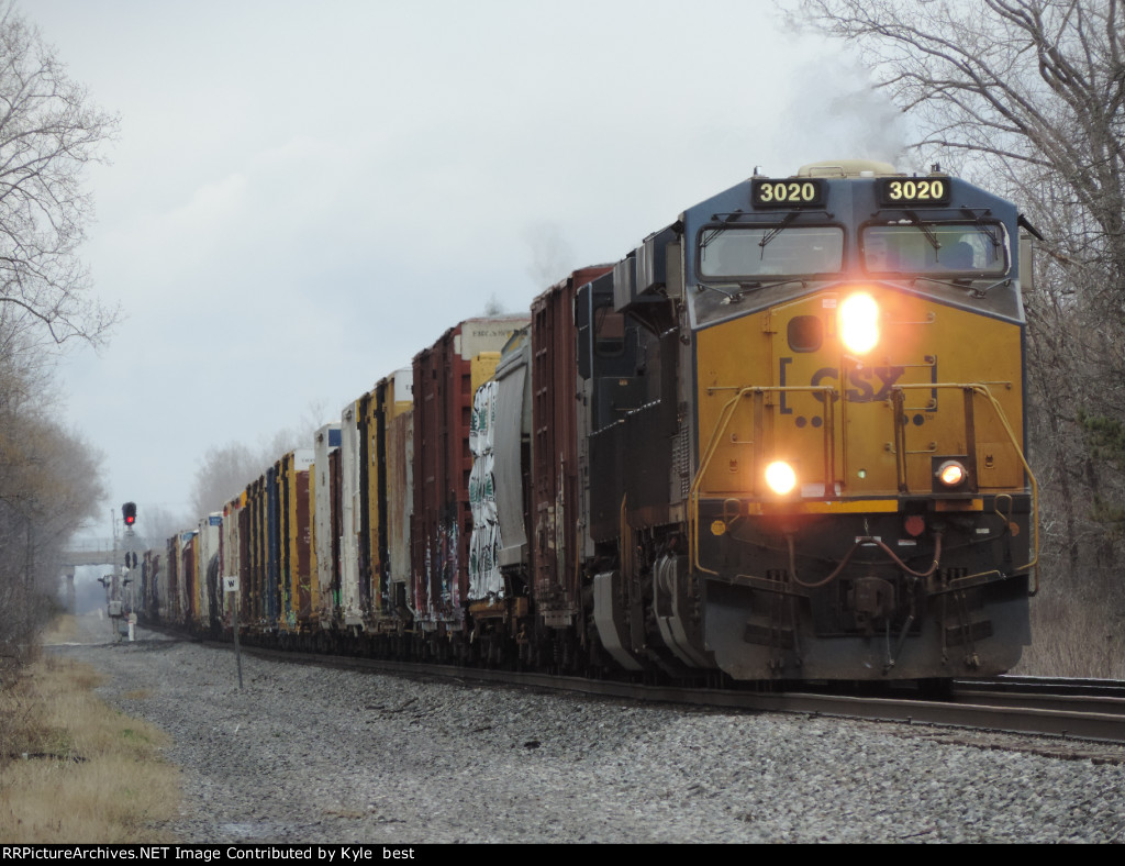 CSX 3020 on Q367 